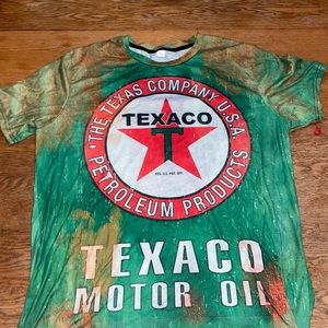 Men’s Vintage TEXACO Oil T Shirt in very good condition size XL